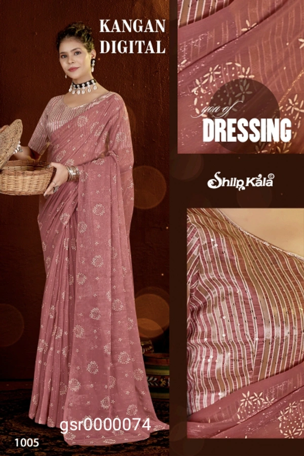 Gsr Fancey Saree-GSR0000074