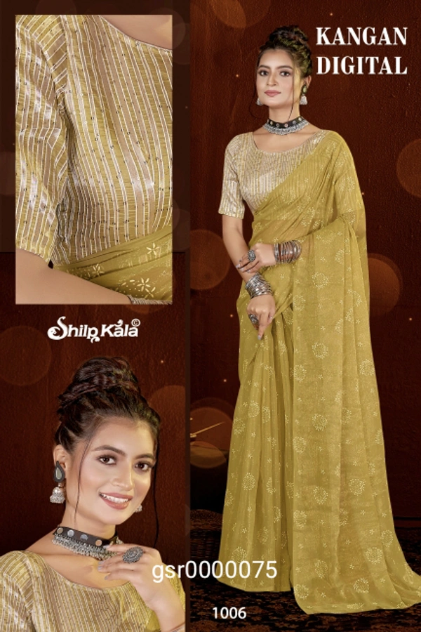 Gsr Fancey Saree-GSR0000075