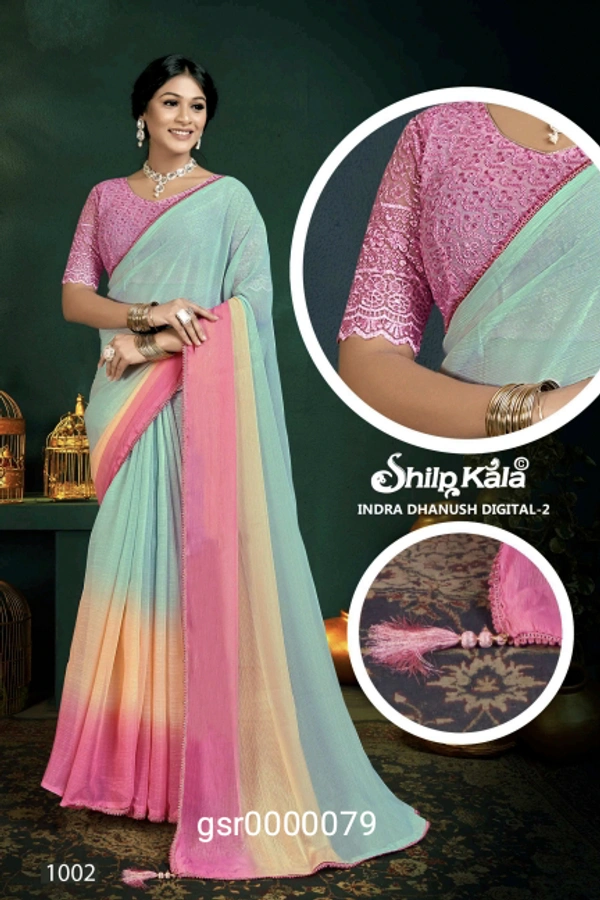 Gsr Fancey Saree-GSR0000079
