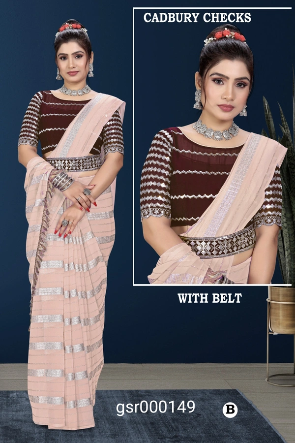 Gsr Fancey Saree-GSR000149