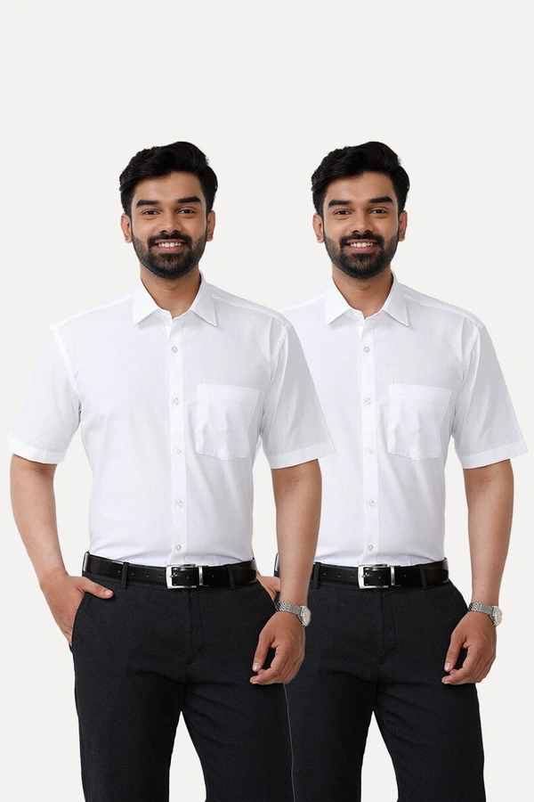 Uathyam White Shirt-GSR000236 - White, 46