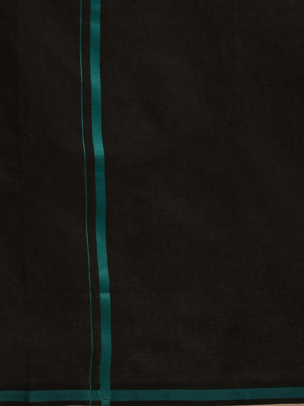 RamRaj Dhothi-GSR00047 - Black, 2 Metres