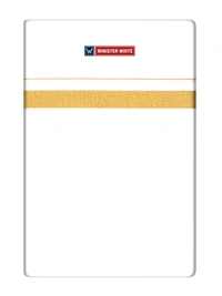 Minister White Dhothi-GSR00050 - White, 127*200cm