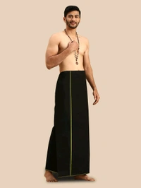 RamRaj Dhothi-GSR000153 - Black