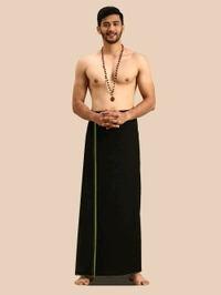 RamRaj Dhothi-GSR000153 - Black