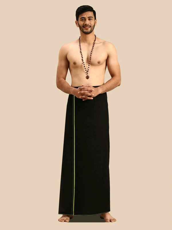 RamRaj Dhothi-GSR000153 - Black