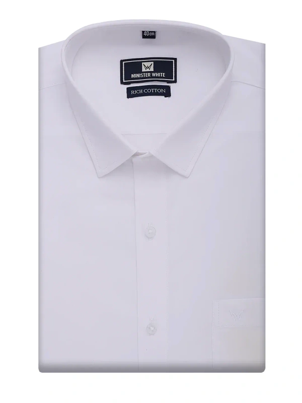 MINISTER WHITE SHIRT-HALF HANDS - 40