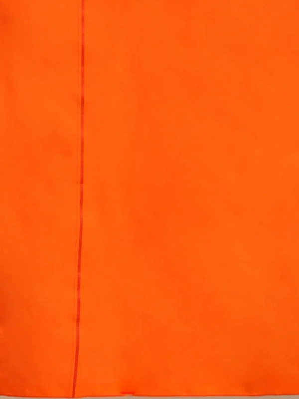 RAMRAJ DHOTHI-SKU-3553 - ASTRA ORANGE