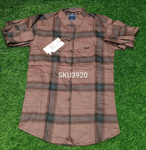 PURPEL SHIRT- PURPLE  SKU3920 - M