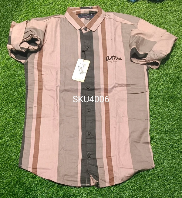 GREEN SQUARE SHIRT-SKU4006