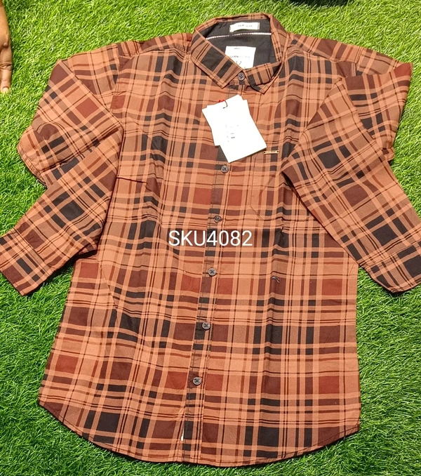 INDIAN APPAREL SHIRT-SKU4082 - SMALL
