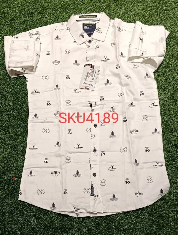 LAPTOP SHIRT-SKU4189 - SMALL