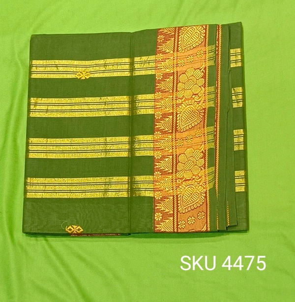 COTTON SAREE-SKU-4475 - ROJA COTTON, NEELAM SAREE MANDIR