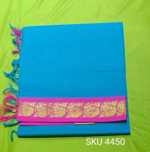 RAJDHANI COTTON SAREE-SKU-4450 - COTTON