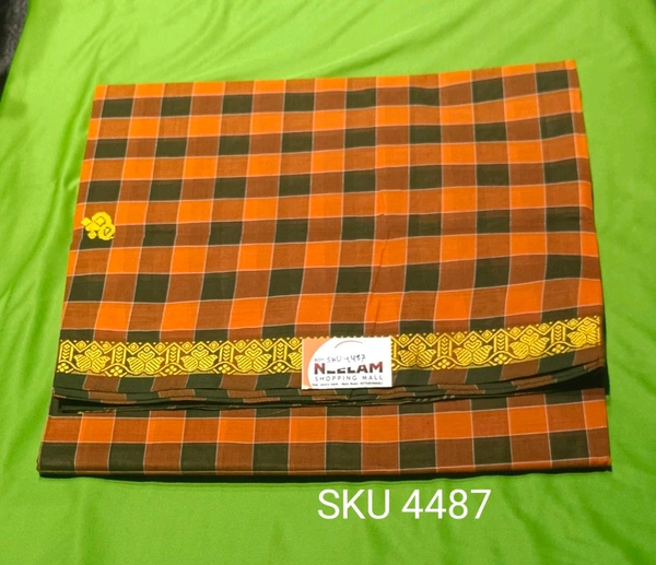 NSM COTTON SAREE-SKU-4487 - COTTON