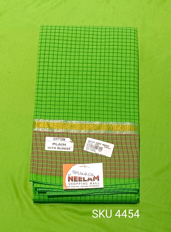 NSM COTTON SAREE-SKU-4454 - COTTON
