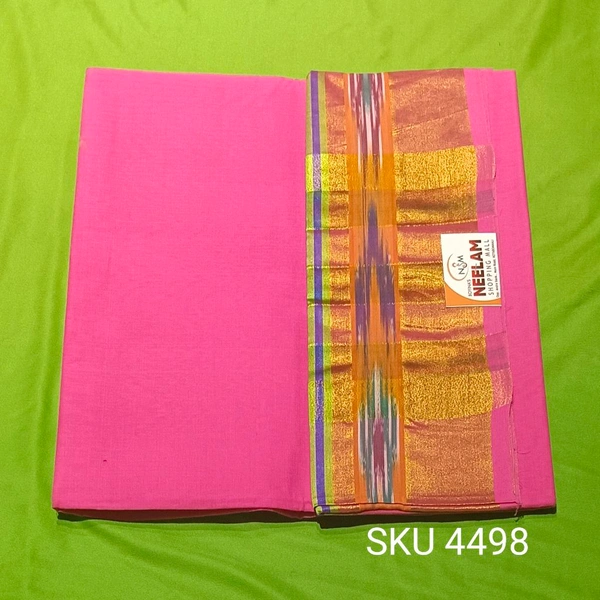 NEW POCHAMPALLI COTTON SAREE-SKU-4498 - COTTON