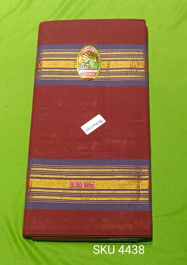 MAYURA COTTON SAREE-SKU-4438 - COTTON