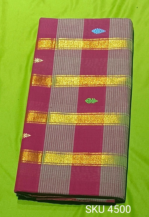 NSM COTTON SAREE-SKU-4500 - COTTON