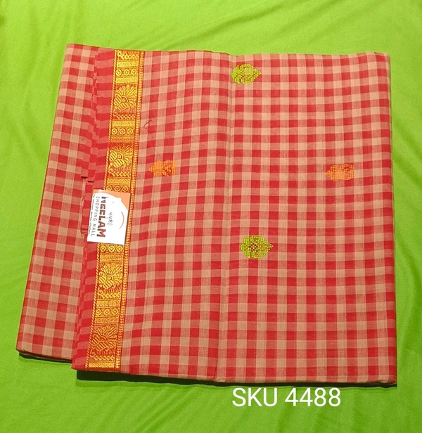 NSM COTTON SAREE-SKU-4488 - COTTON