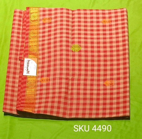 NSM COTTON SAREE-SKU-4488 - COTTON