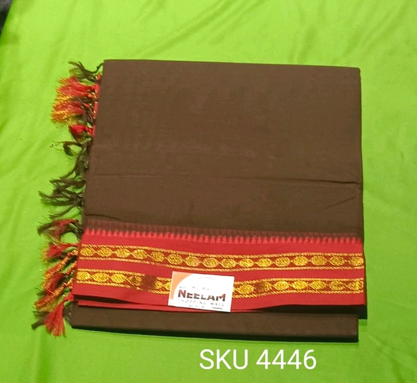 RAJDHANI COTTON SAREE-SKU-4446 - COTTON