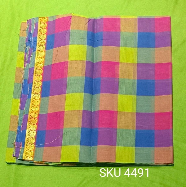 NSM COTTON SAREE-SKU-4491 - COTTON
