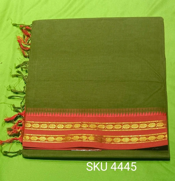 NSM COTTON SAREE-SKU-4445 - COTTON