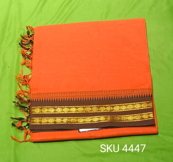 RAJDHANI COTTON SAREE-SKU-4447 - COTTON