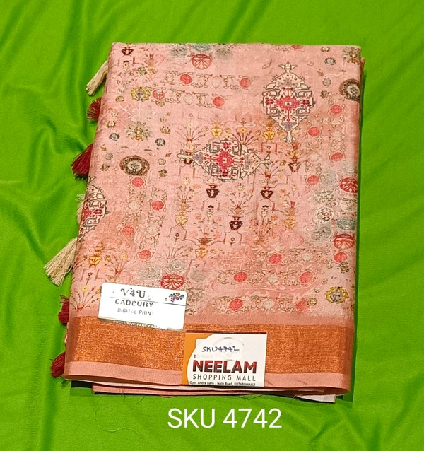 NSM FANCEY SAREE-SKU-4742 - LENIN