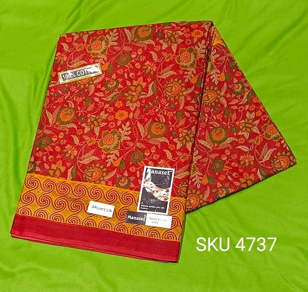 NSM COTTON SAREE-SKU-4737 - COTTON