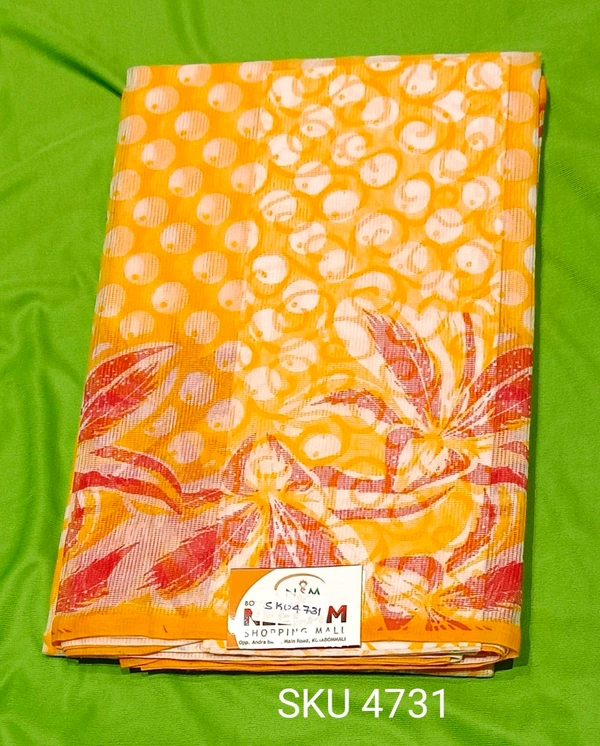 VISHAL COTTON SAREE-SKU-4731 - NSM