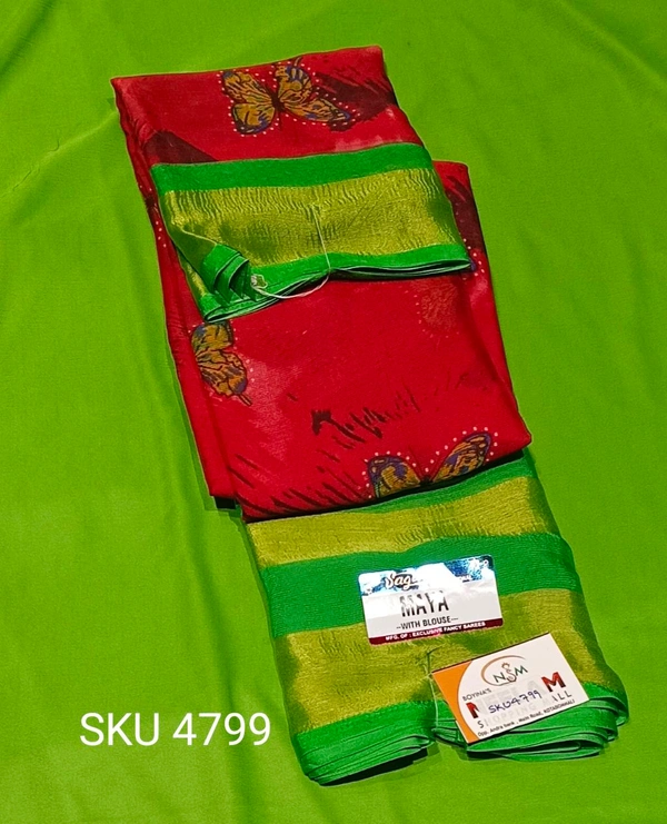 SAGAR CHIFFON SAREE-SKU-4799 - MAYA
