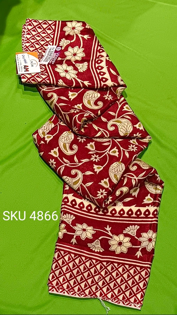 VINAYAKA CRAPE SAREE-SKU-4866 - CRAPE SAREE