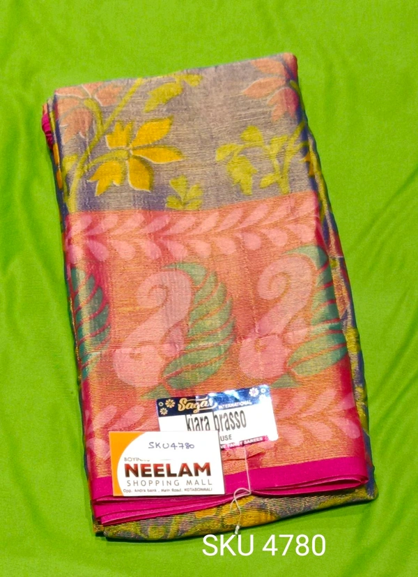 SAGAR BRASSO SAREE-SKU-4780 - KIRAN BRASSO
