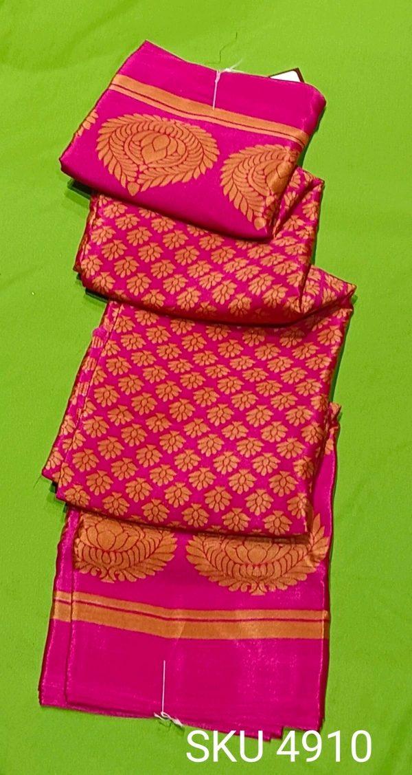 VINAYAKA CRAPE SAREE-SKU-4910 - CRAPE SAREE