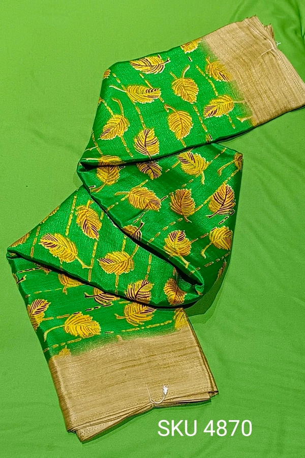 VINAYAKA CRAPE SAREE-SKU-4877 - CRAPE SAREE