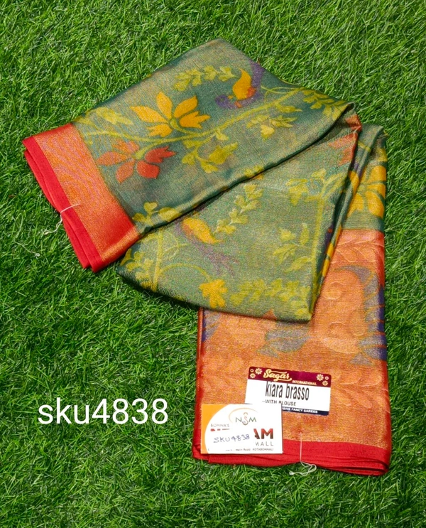 SAGAR BRASSO SAREE-SKU-4838 - KIRA BRASSO