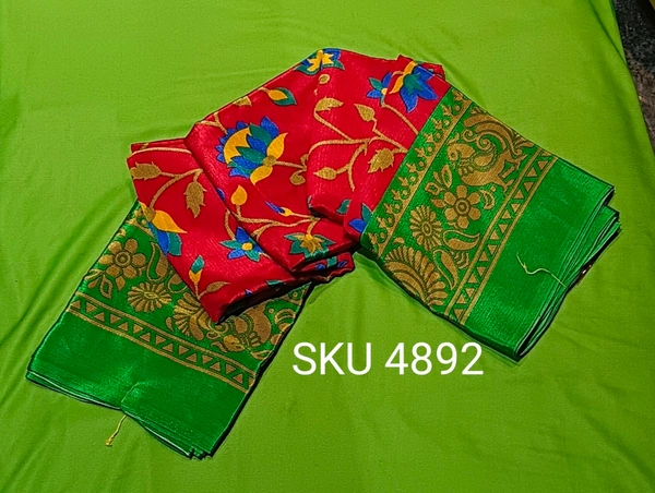 RAWAL CRAPE SAREE-SKU-4892 - CRAPE SAREE