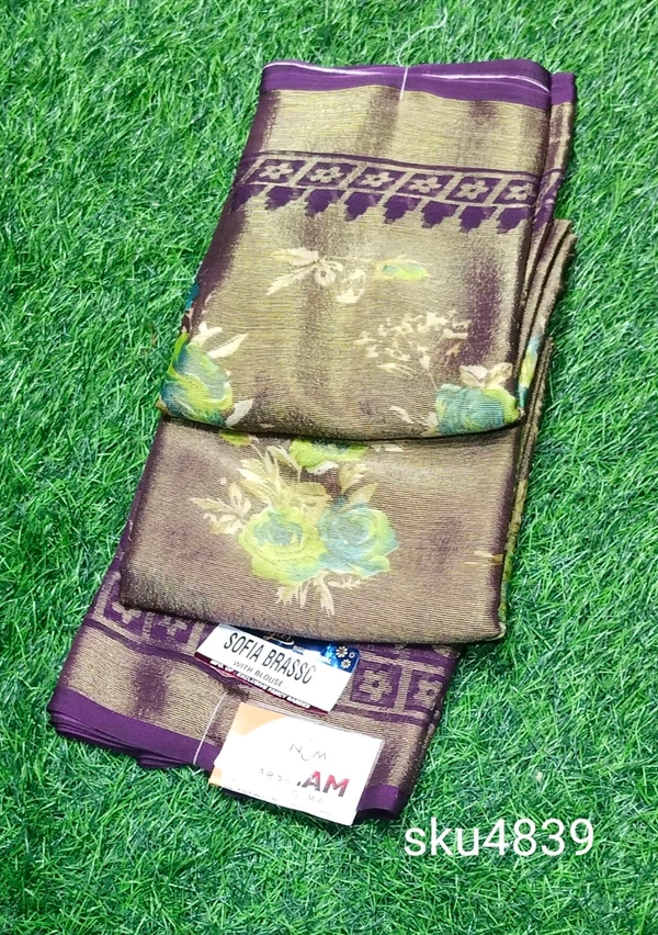 SAGAR BRASSO SAREE-SKU-4837 - SOFIA BRASSO