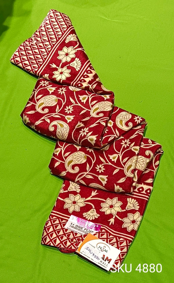 VINAYAKA CRAPE SAREE-SKU-4880 - CRAPE SAREE