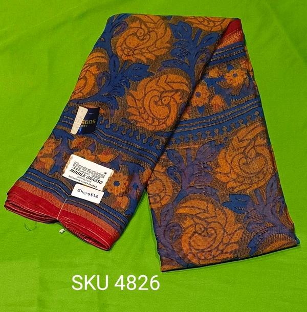 DEESONS BRASSO SAREE-SKU-4826 - MOBILE BRASSO