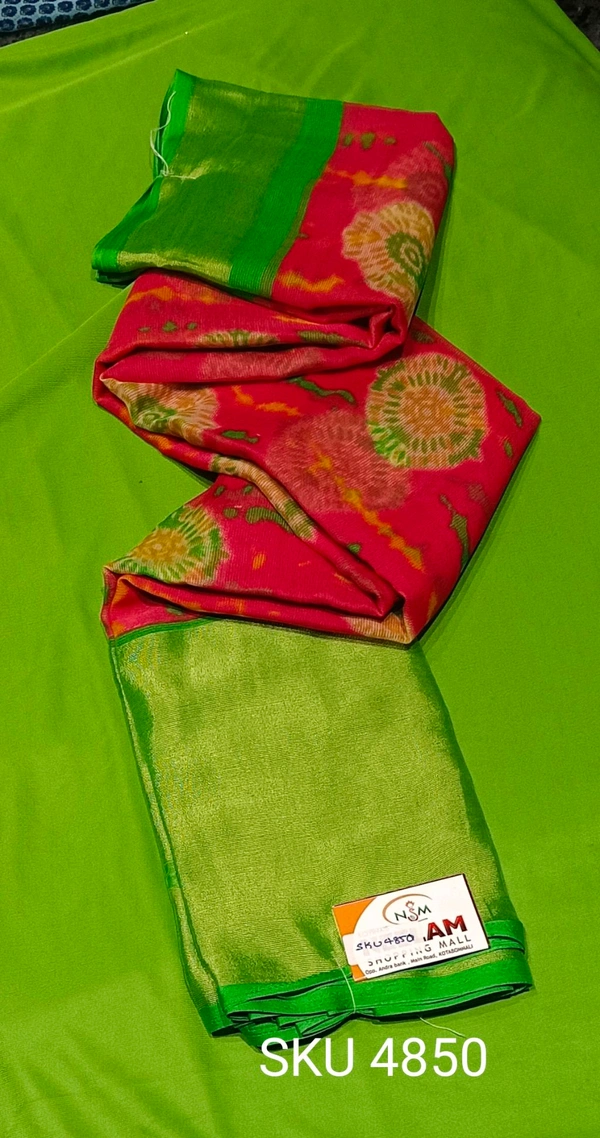 NSM CHIFFON SAREE-SKU-4850 - CHIFFON SAREE
