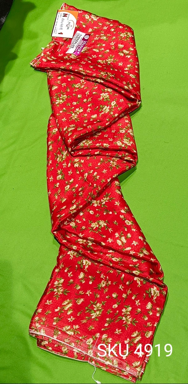 VINAYAKA CRAPE SAREE-SKU-4919 - CRAPE SAREE