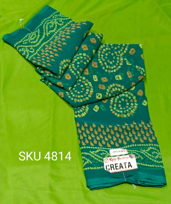 KALP FASHIONS SYNTHETIC SAREE-SKU-4814 - CREATA