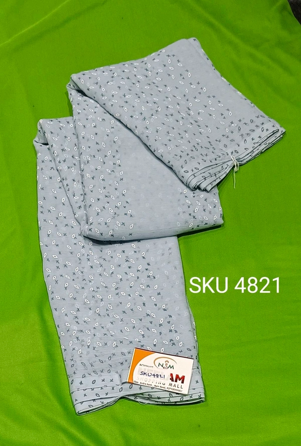 MAHI CHIFFON SAREE-SKU-4821 - NSM