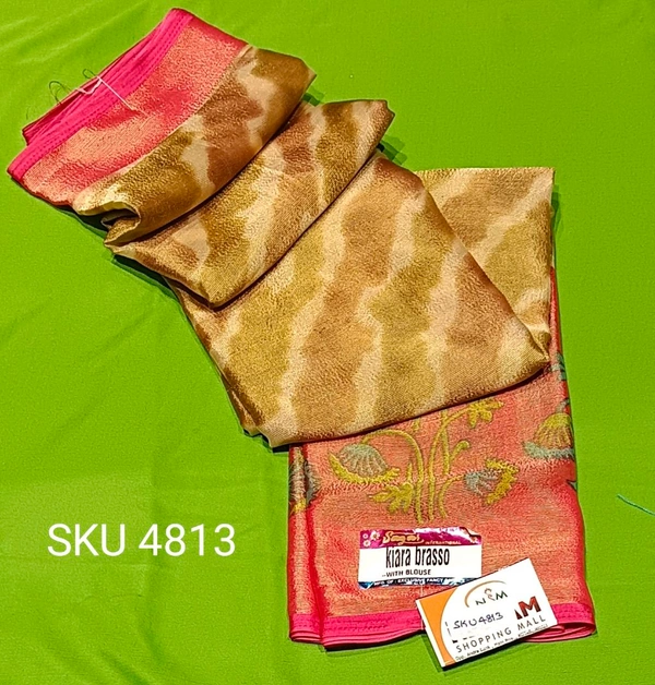 SAGAR BRASSO SAREE-SKU-4813 - KIARA BRASSO