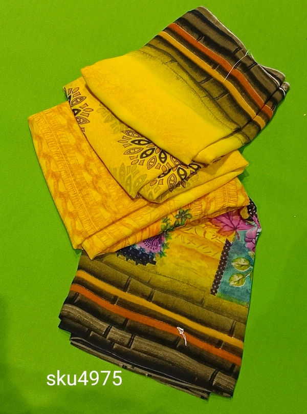 KALP FASHIONS SYNTHETIC SAREE-SKU-4975