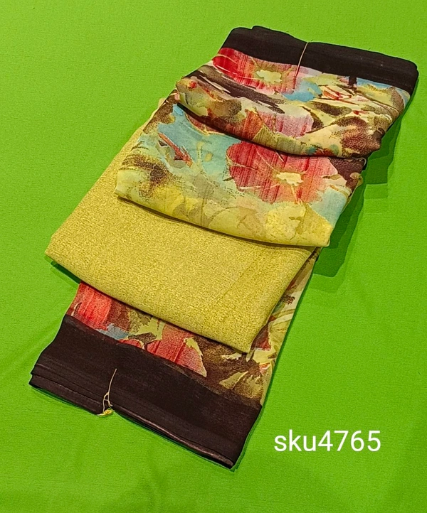 AAMARAPALI SYNTHETIC SAREE-SKU-4765
