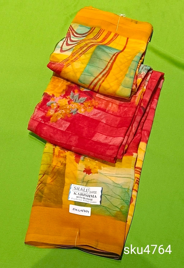 SHALU SYNTHETIC SAREE-SKU-4764